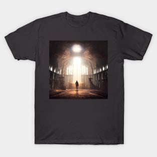 Lost in the celestial library | Dark souls T-Shirt